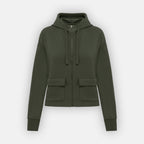 Women’s Cropped Hoodie | 85% Organic Cotton + 15% Recycled Polyester (300 gsm)