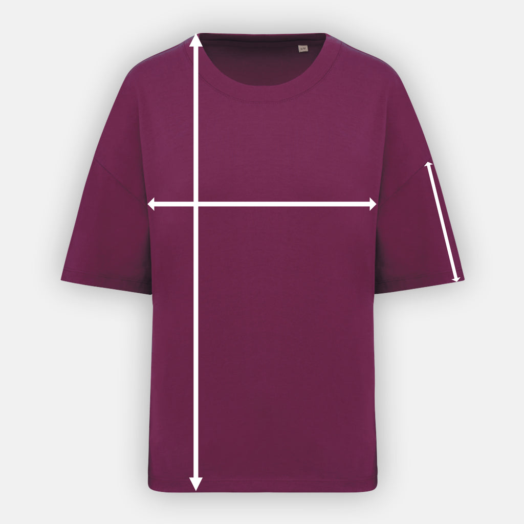 Women’s Oversized T-Shirt || Organic Cotton | 180 gsm