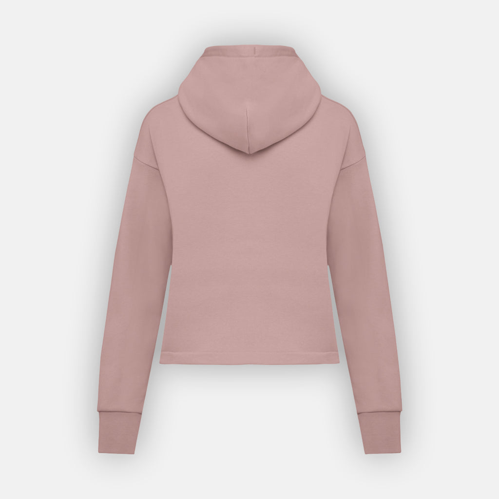 Women’s Cropped Hoodie | 85% Organic Cotton + 15% Recycled Polyester (300 gsm)