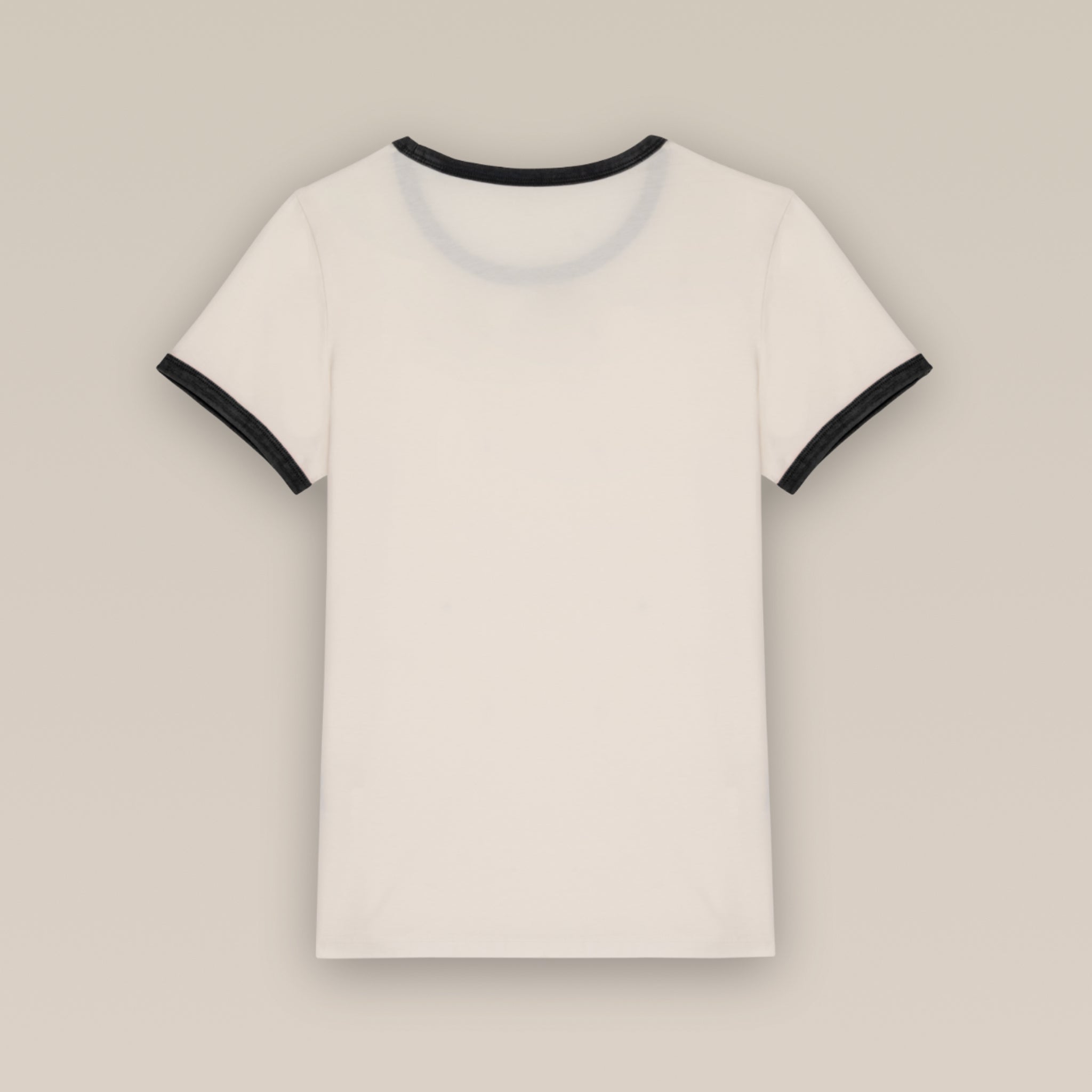 Women’s Ringer Tee: soft ringspun organic cotton - medium fit + retro style