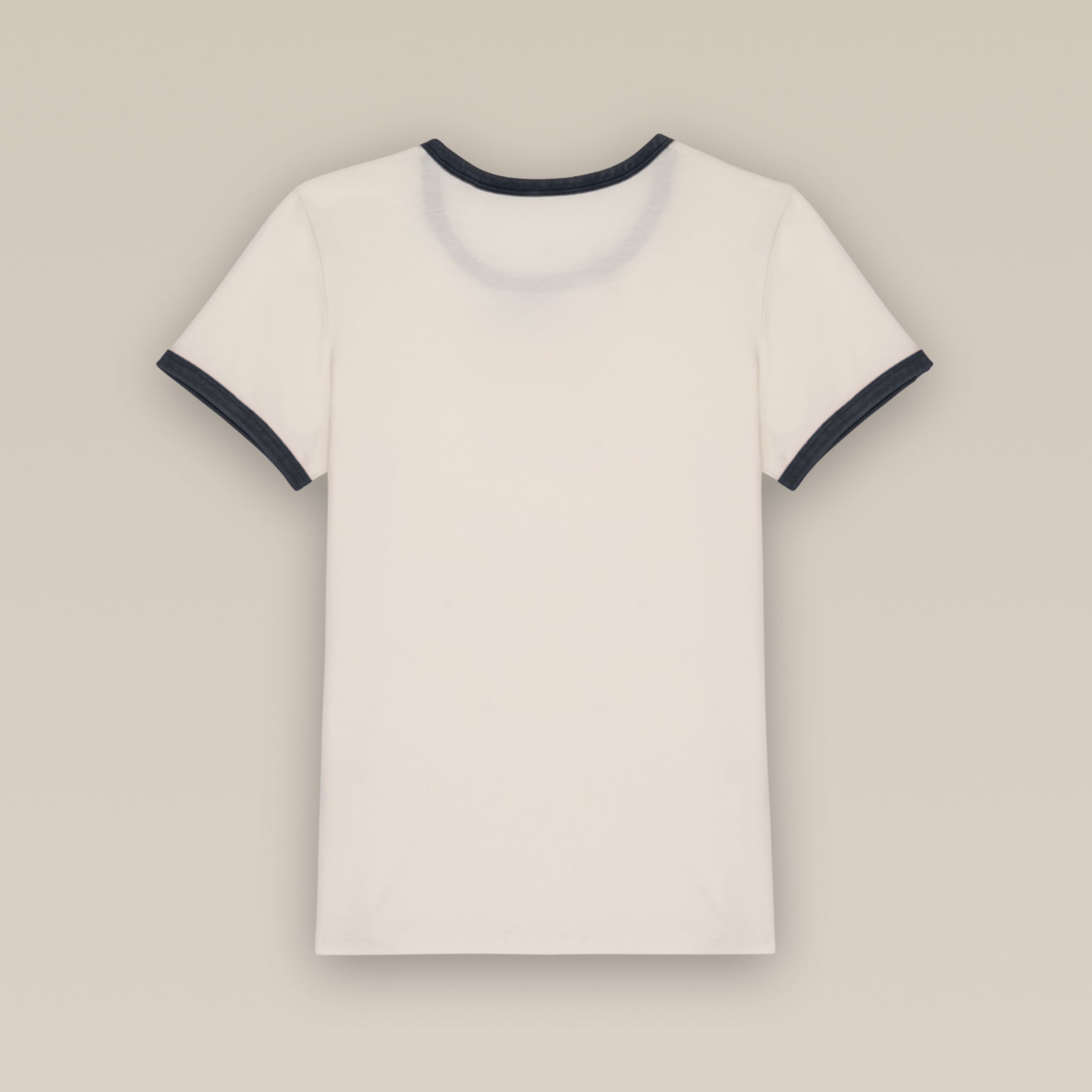 Women’s Ringer Tee: soft ringspun organic cotton - medium fit + retro style