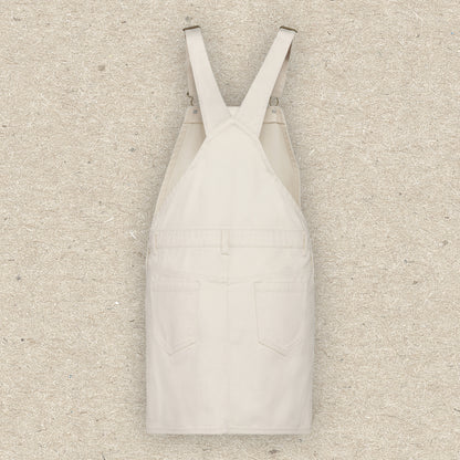 Women's Organic Cotton Denim Dungaree Dress
