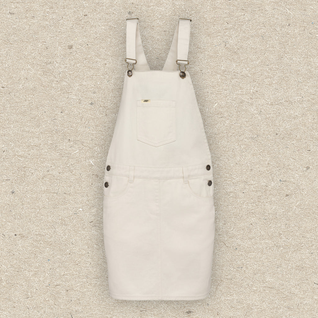 Women's Dungaree Dress | Organic Cotton | Heavyweight