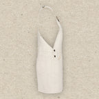 Women's Dungaree Dress | Organic Cotton | Heavyweight
