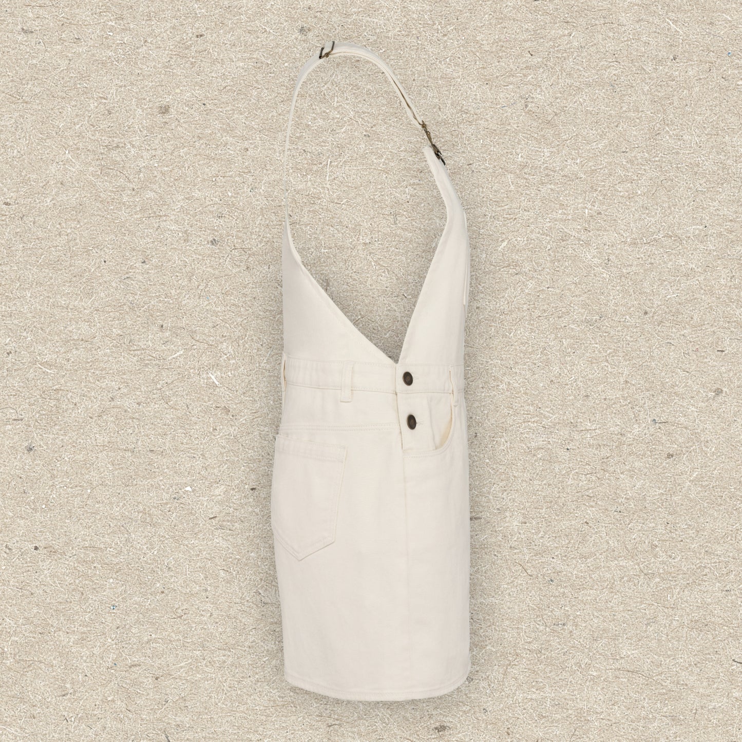 Women's Organic Cotton Denim Dungaree Dress