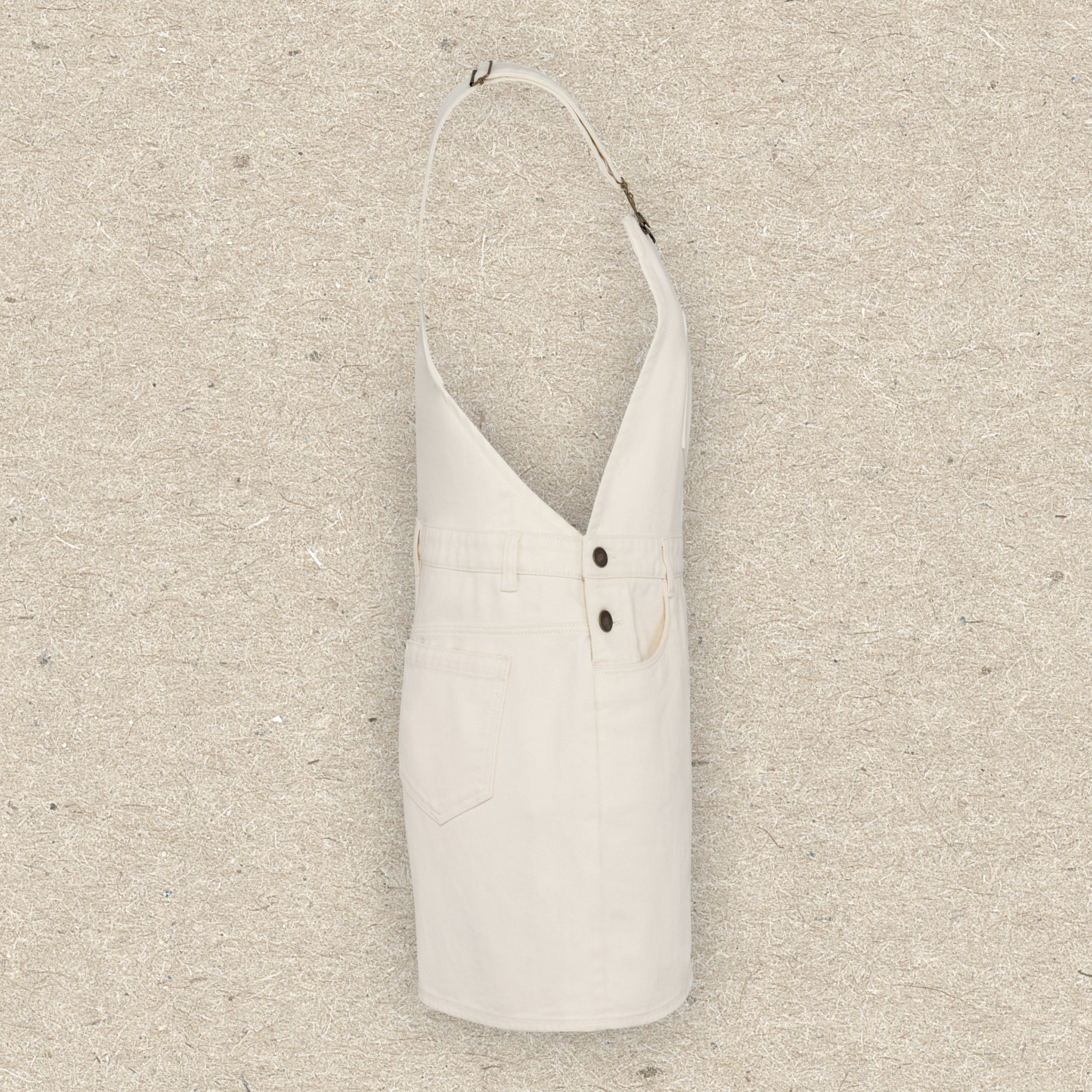 Women’s Dungaree Dress | 100% Organic Cotton (390 gsm)