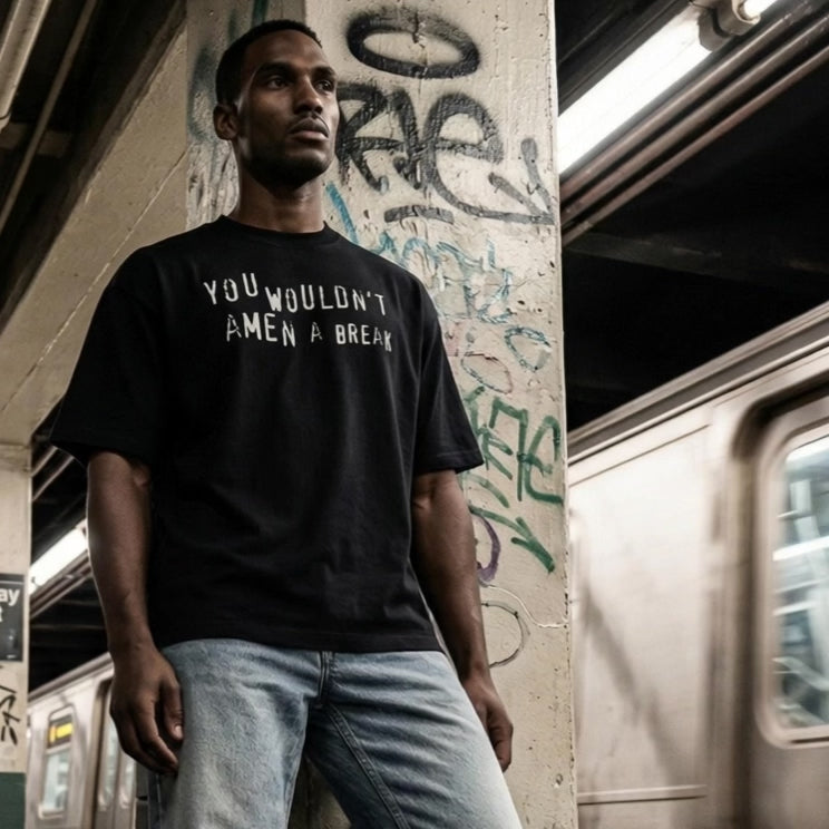 Amen Break Heavy Boxy T-Shirt | 100% Organic Cotton (280 gsm)