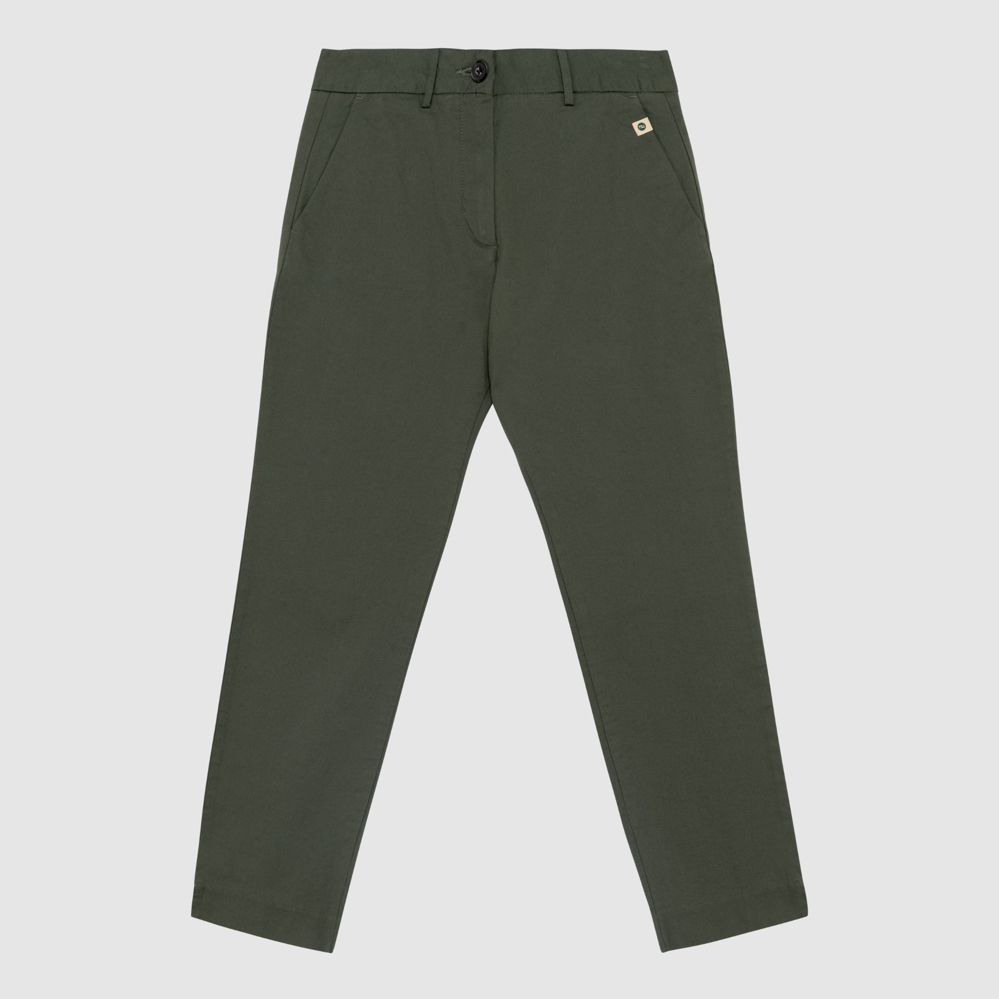 Women's Cropped Chinos | 98% Organic Cotton + 2% elastane